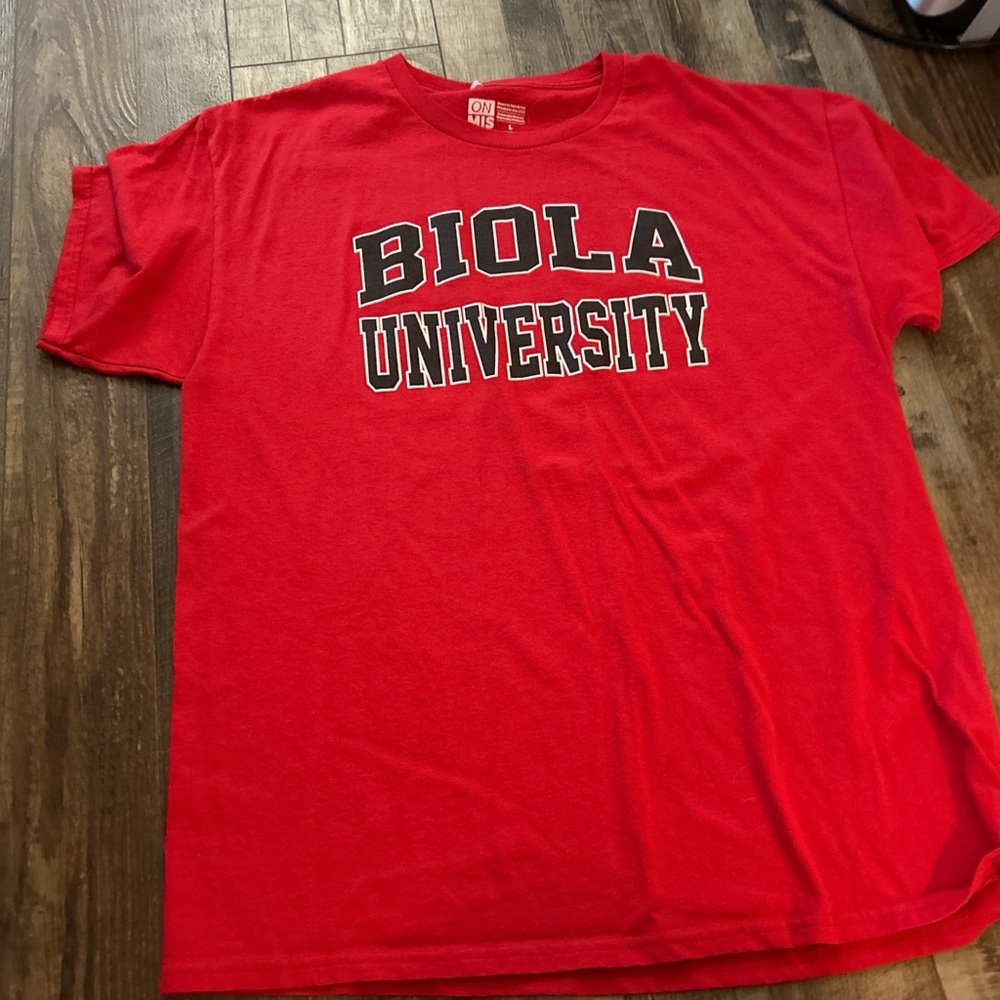 Red Men's Short Sleeve Tee